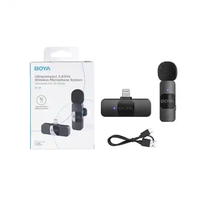 Boya BY-V2 Ultracompact Wireless Microphone for ISO